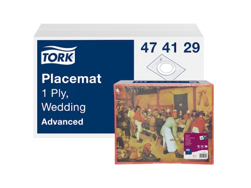 Tork 474129 Placemat Wedding 1-laags 30x42cm 2500 Stuks