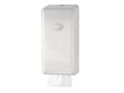 Euro Pearl 431006 WHITE bulkpack toiletpapierdispenser