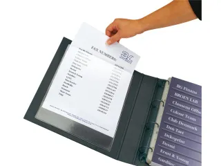 Insteektas Tarifold U-map A6 115x158mm zelfklevend PP transparant - 2
