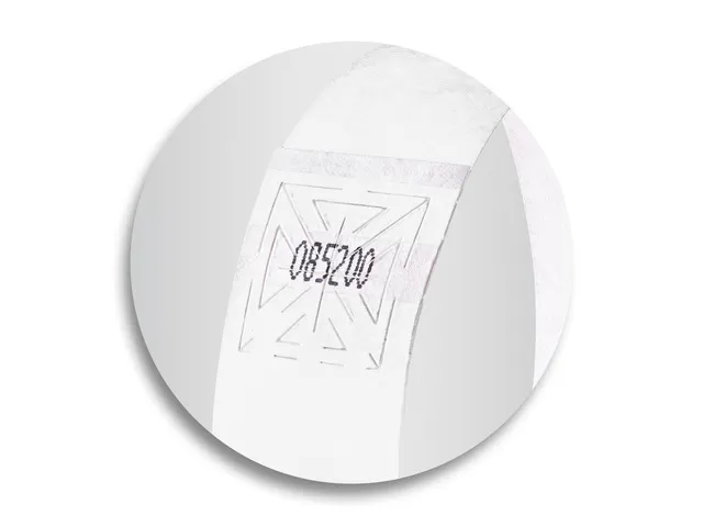Evenementenbandjes Sigel 255x25mm wit 120 stuks
