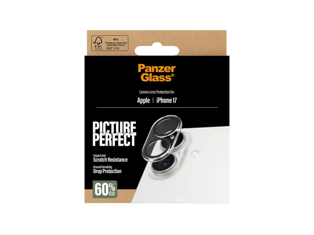 PanzerGlass PicturePerfect Camera Lens Protector iPhone 17, Apple,