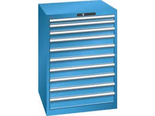 Ladenkast Code 1000x717x725mm 10laden 200kg Ral5012 - 2