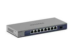 Gs108X-100Eus Gigabit Switch Standalone 8xRJ45 1xSFP+ grijs unmanaged