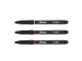 Gelschrijver Sharpie S-Gel Medium punt 0.7mm Blister 3 kleuren