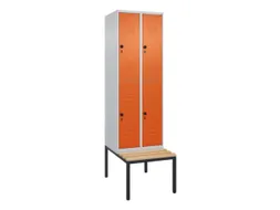 Dubbeldekse dekenkist,HxBxD 2120x600x815mm,2x2vak.,vak B 300mm