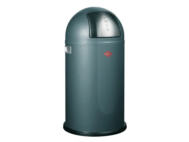 Poubelle Wesco Pushboy graphite 50 litres