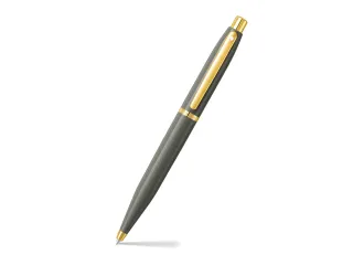 Balpen SHEAFFER VFM 9427 Glossy Light Gray met PVD Gold-Tone Trim - 6