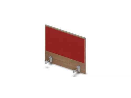 opzetpaneel bureau aanbouw zijkant NT-cherry BN4011-rood 600mm