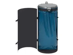 Afvalverzamelaar 120 Liter 900x450mm Klemring Deur Verzinkt Ral7021