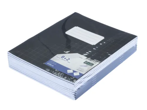 Schrift kangaro A5 ruit 10mm 80pagina's 60gram 10stuks zwart