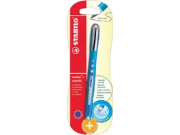 Rollerpen Stabilo Worker Colorful 2019/41 blauw 0.5mm blister