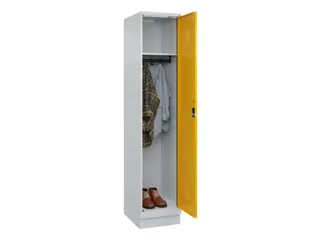 locker,HxBxD 1950x400x500mm,1vak,vak B 400mm,cil.-slot,sokkel - 1