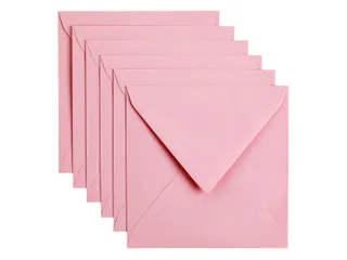 Envelop Papicolor 140x140mm Babyroze Gegomd - 1