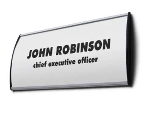 Informatiebord Office Curved A4 zilver