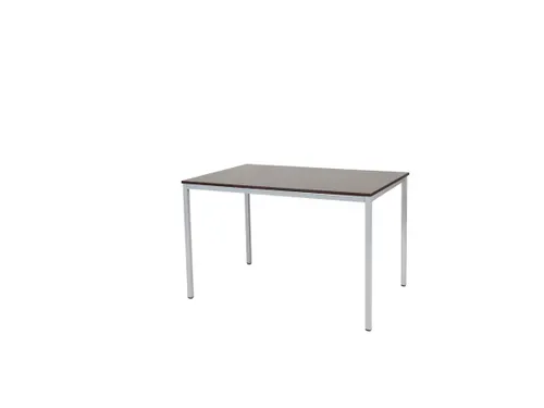Domino Basic Tafel Vaste Hoogte 1200x800mm Logan Eiken Alu 4-Poots