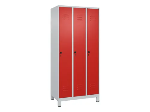 locker voor scheiding van kleding,HxBxD 1950x900x500mm,3vak