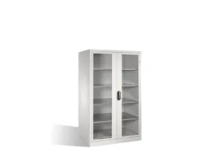 werkplaatskast,HxBxD 1950x1200x800mm,4xStalen bodem,cil.-slot - 2