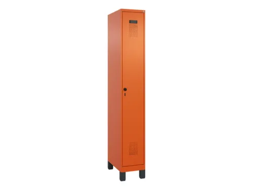 locker,HxBxD 1950x300x500mm,1vak,vak B 300mm,draaigrendel,voeten