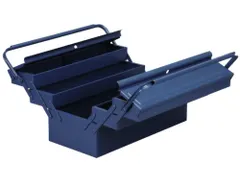 gereedschapskist,HxBxD 220x450x220mm,6vakken,staal,blauw