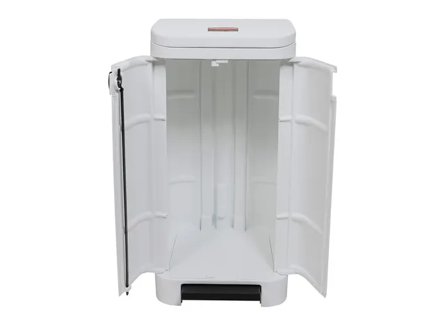 Pedaalemmer Verrijdbaar 100 Liter Step-On Best Wit