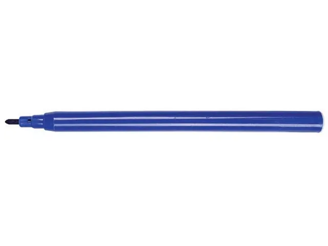 Viltstift 1mm blauw 10 stuks