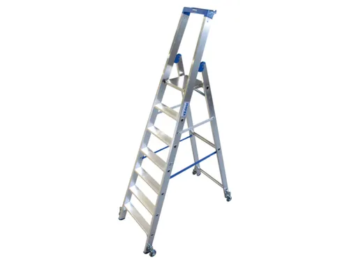 Verrijdbare Boktrap Aluminium L 2 46M 7Treden