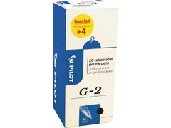 Pilot G-2 07 Gelroller Value Pack 16+4 Medium Punt 0.7mm Zwart