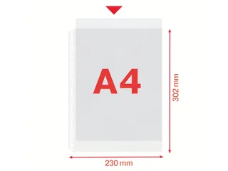 Showtas Esselte A4 23-Gaats Pp 0.08Mm Gestructureerd - 10