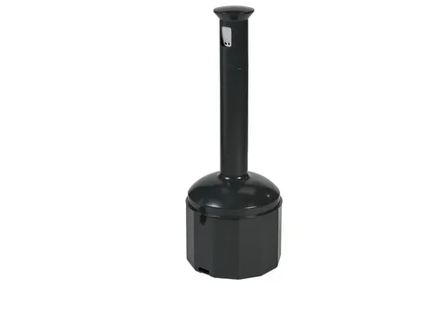 Staande asbak,HxBxD 950x358x328mm,PP,1binnenbak,romp donkergrijs