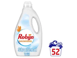 Wasmiddel Robijn vloeibaar 2.6L stralend wit 52 wasbeurten