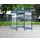 rokersoverkapping,HxBxD 2510x2165x2165mm,wanden EVG,dak trapeziumplaat