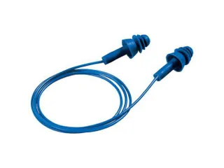 Uvex Whisper+ Detec oordopjes met koord, SNR 27 dB, blauw, per 50 paar - 1