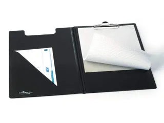 Klembordmap Durable 2355 met kopklem en insteek zwart A4 - 4