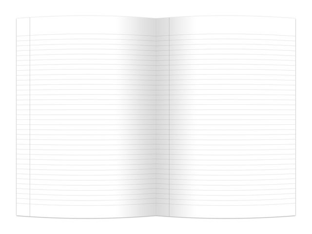 schrift Kangaro A4 lijn met harde kaft zwart