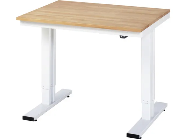 Werkbank elektrisch hoogte verstelbaar 720-1120x1000x800mm beukblad