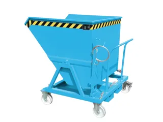 Kiepbak voor spaanders,HxLxB 1275x1345x1200mm,0,7m³,draagverm. 1000kg - 1