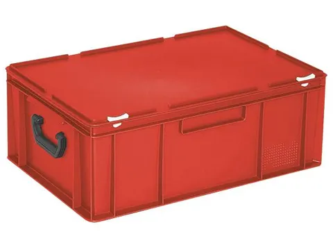 Euronorm Koffer Hxlxb 230x600x400mm 43l 2 Handgrepen Rood