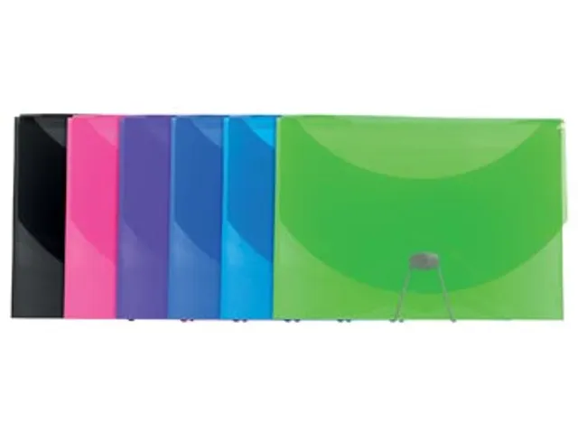 Iderama Sorteermap, Uit Pp, Met 13 Vakken, Geassorteerde Kleuren