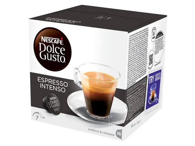 Koffiecups Dolce Gusto espresso intenso 16 stuks