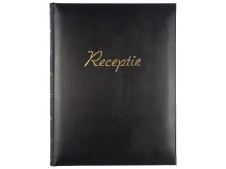 Receptiealbum Kangaro 26x21cm vakverdeling zwart - 5