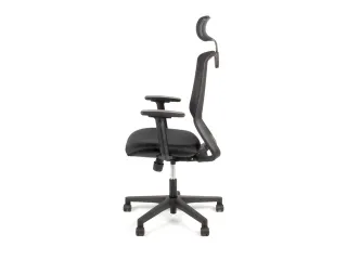 Bureaustoel EN1335 Linea Tekna 01/PT zwart/zwart met Hoofdsteun - 5