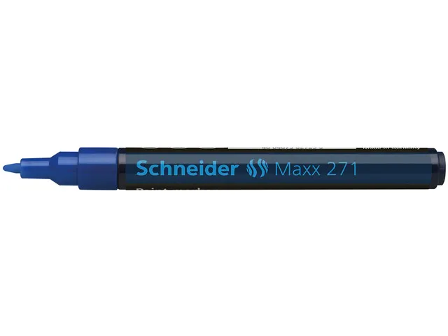 Lakmarker Schneider Maxx 271 1-2mm Blauw