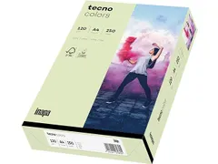 Inapa Tecno colors Gekleurd papier A4 Licht Groen 120 gram 250vel