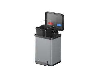 pedaalemmer,2x9l,HxBxD 430x320x330mm,binnenbak kunststof - 3