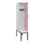 locker met bank,HxBxD 2120x400x815mm,1vak,vak B 400mm,draaigrendel
