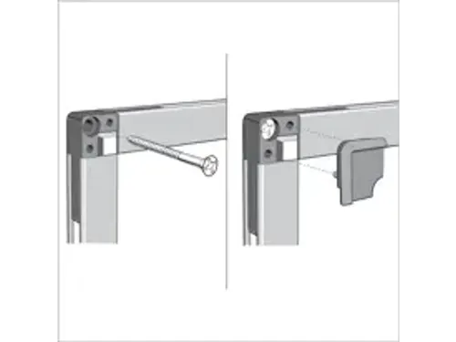 Whiteboard Nobo Essence 90x120cm staal