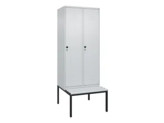 locker voor scheiding van kleding,HxBxD 2120x800x815mm,2vak - 1