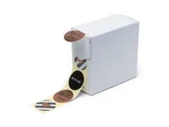 Sluitzegel op Rol Metallic 35mm With Love