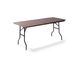 klaptafel,HxBxD 760x760x1220mm,rechthoekig,4voeten zwart