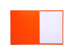Elastomap zonder klep glanskarton 355gm² A4 Oranje